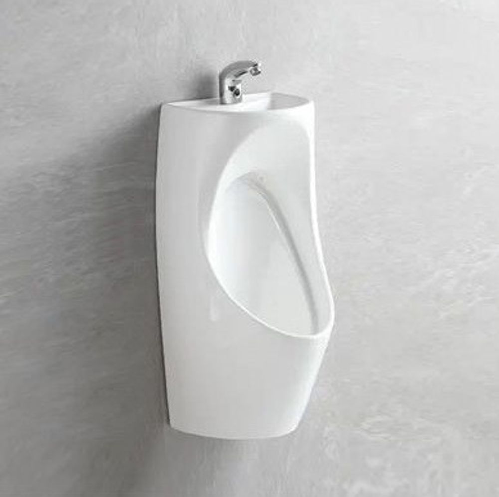 Писсуар подвесной CeramaLux X573P, выпуск в стену