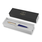 Подарочный набор: Шариковая ручка Parker Jotter + ежедневник, синий