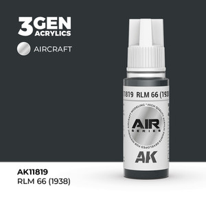 Акриловая краска AK Interactive RLM 66 (1938) 3GEN AIR, 18мл