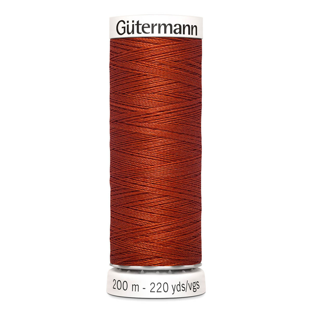 01 Нить Sew-All 100/200 м для всех материалов, 100% полиэстер Gutermann 748277 (837 терракот)