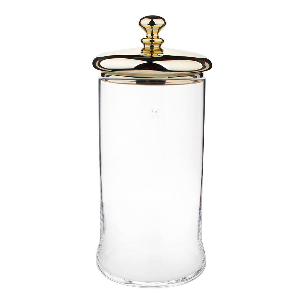 Крышка для банки с золотым декором IVV Rococo фото