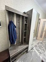 Прихожая Крит-3 (Анкор) Анк. Тем./анк. белый