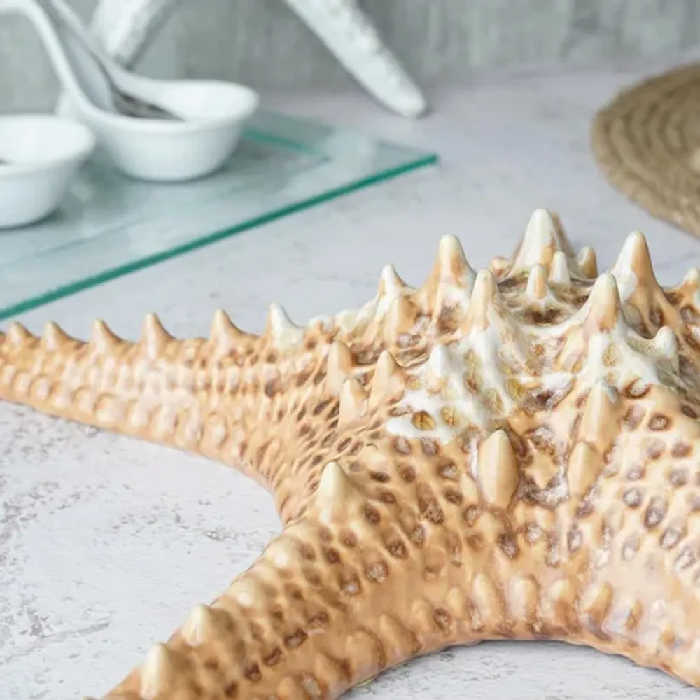 Блюдо для подачи 28*28 см h6 см 100 мл для закусок Звезда Pearl Starfish Frutti di Mare P.L. [1]