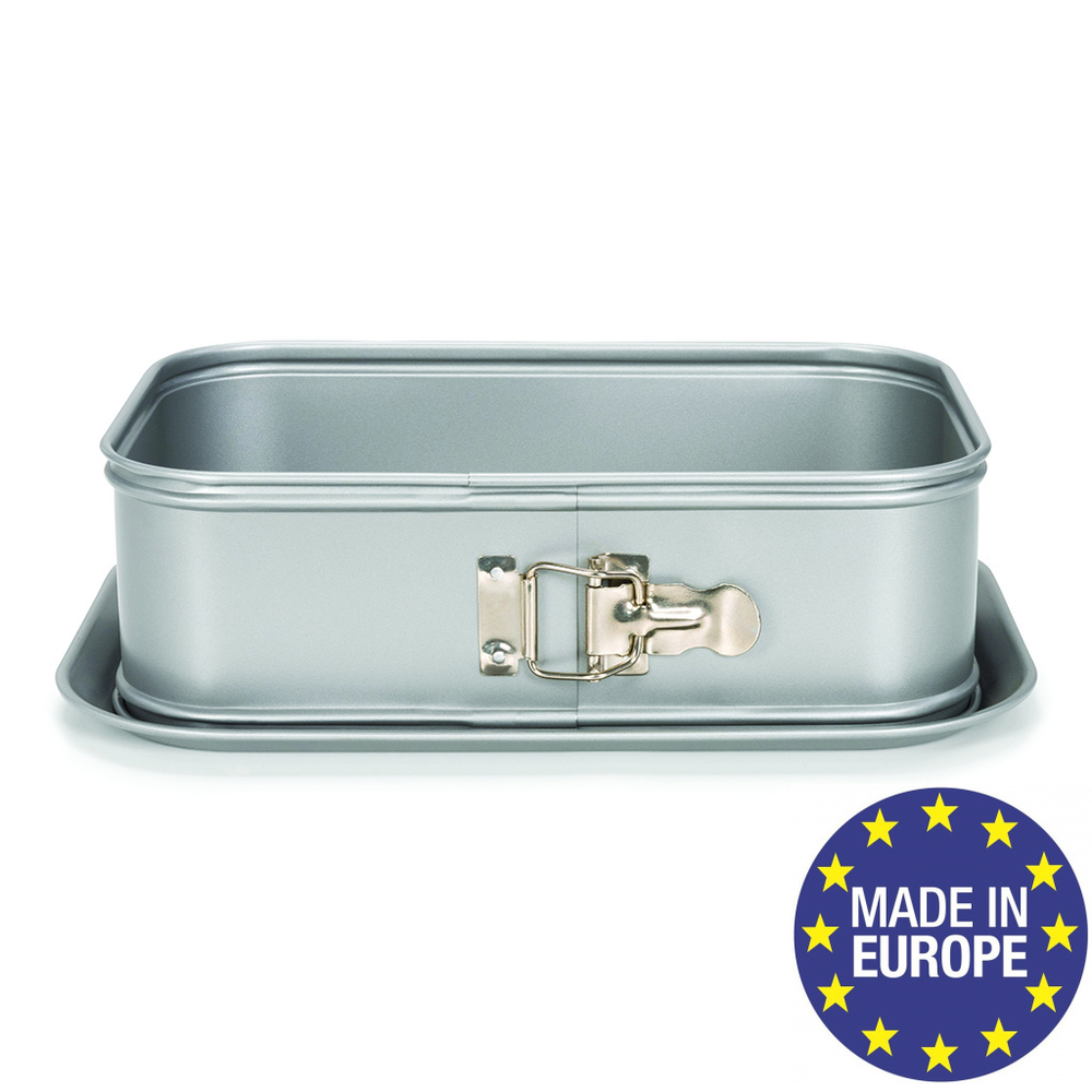 Форма для выпечки разъемная с широким поддоном Patisse Silver 28х18х9.3 см