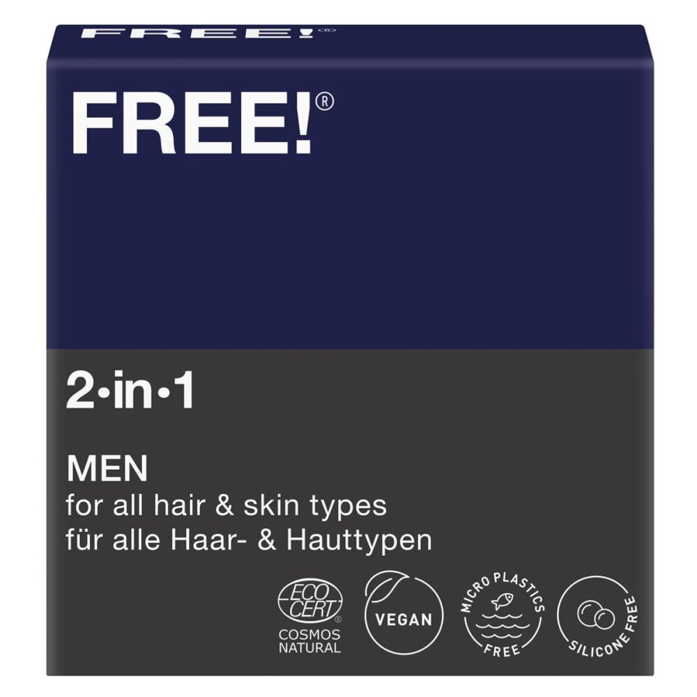Шампунь и гель для душа 2-в-1 для мужчин FREE!, 50 гр
