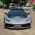 Карбоновая губа переднего бампера для Lamborghini Huracan STO 2021+ Ламборгини Хуракан