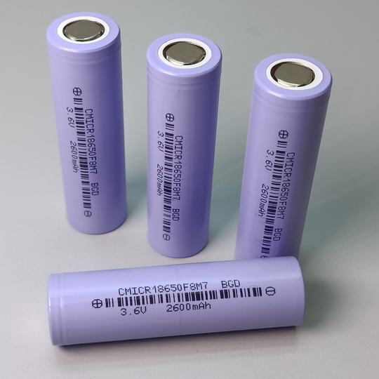 Li-ion 18650 3.7v среднетоковый с большим сроком службы ICR18650 F8M7 2600 мАч