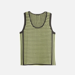 Майка унисекс Adidas X Wales Bonner Crochet Vest Semi Frozen Yellow/Night Brown