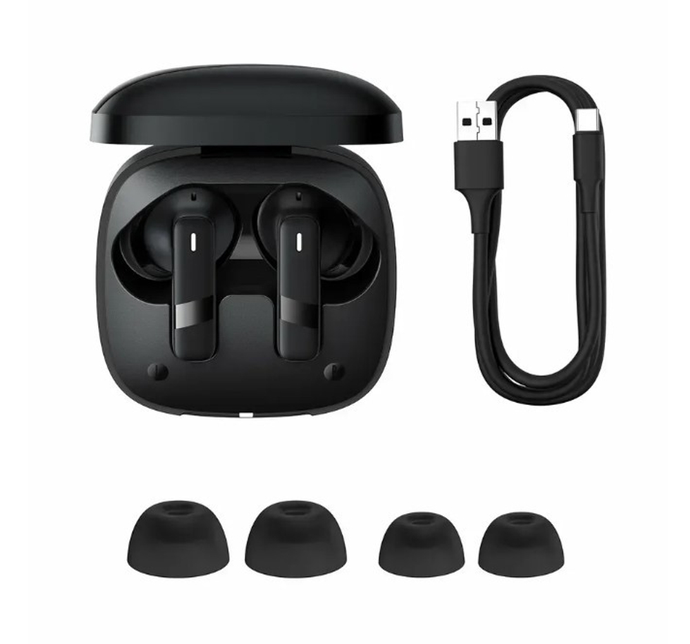 Мобильная Bluetooth-гарнитура Baseus Bowie E20 BT5.3/2-Mic ENC/6ч (A00069700113-00) черная