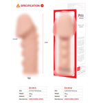 Насадка на фаллос Extreme Sleeve телесная TPR KOKOS ES-009-M