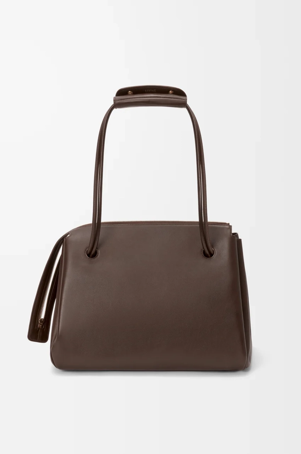 Loewe Большая сумка Madrid из мягкой телячьей кожи, темно-каштановый