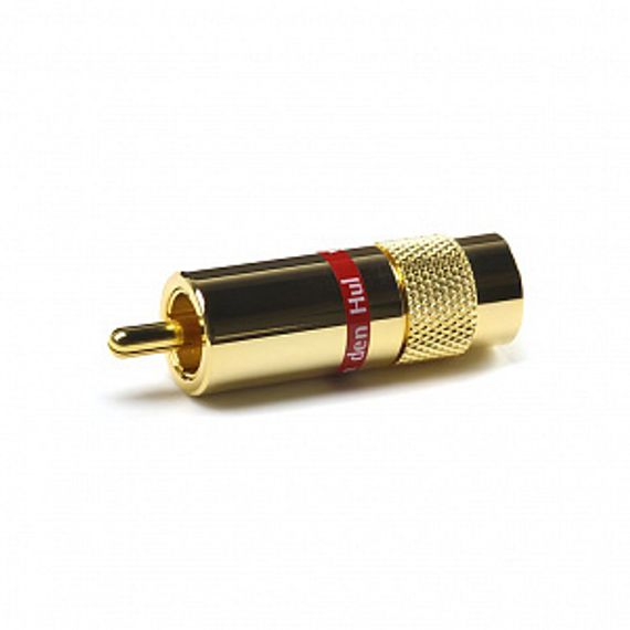 Разъем RCA Van den Hul C-8.0 Цвет золотой. Красная маркировка