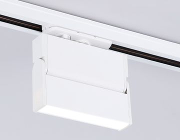 Трековый однофазный светодиодный светильник 6W 4200K 120° GL6801 WH белый Track System Ambrella
