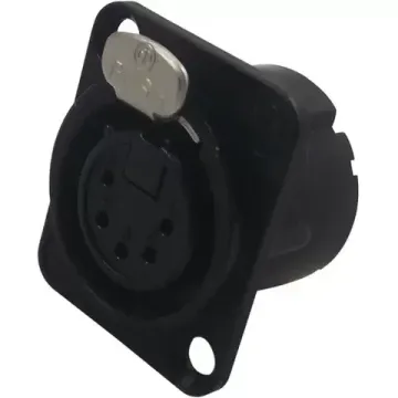 Neutrik NC5FD-LX-BAG панельный  разъем  XLR female 5 контактов с дополнительной защитой от RF помех,