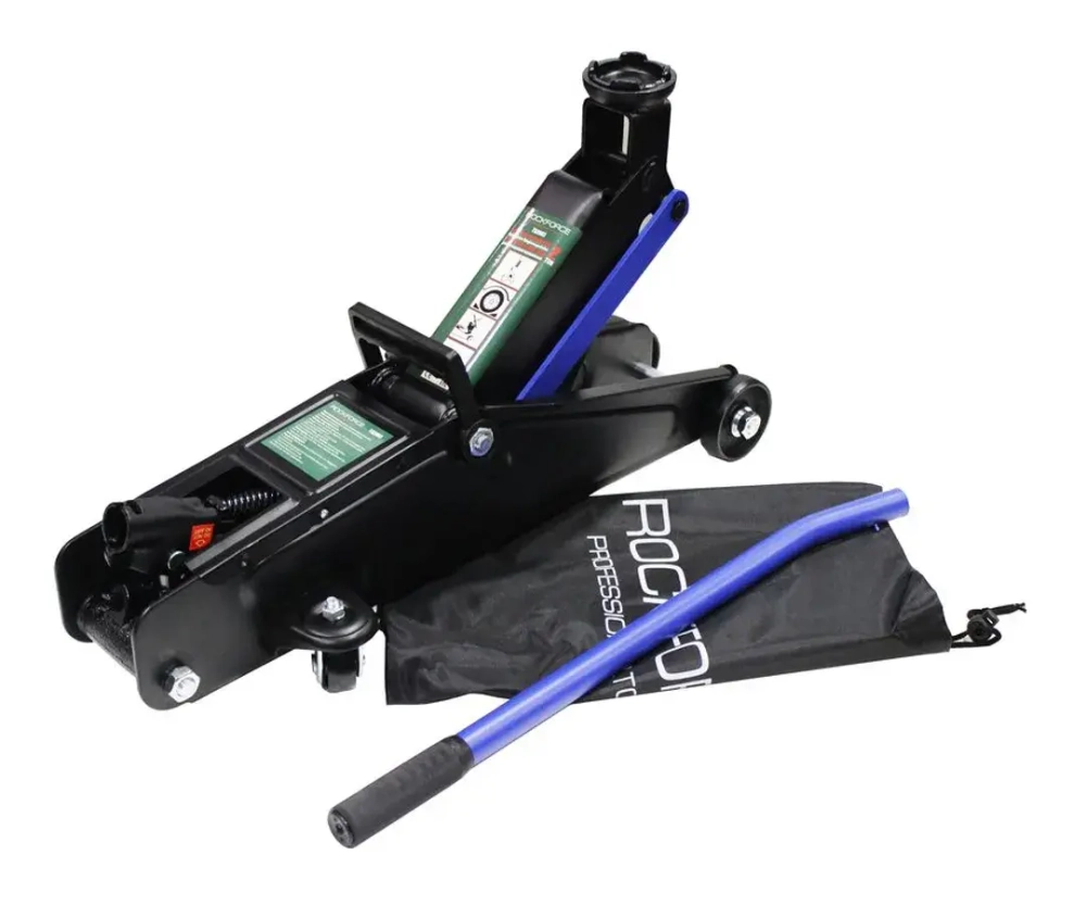Домкрат подкатной гидравлический 2 т (h min 135мм, h max 385мм) RockFORCE RF-T82003(new)