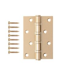 Петля врезная Code Deco 100x70x2,5-B4-GMS сатин.золото