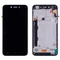 Дисплей для Lenovo K5 Plus в сборе с тачскрином на рамке (Black)