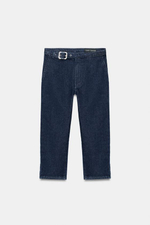 Джинсовые капри Z1975 с ремнём - ZARA