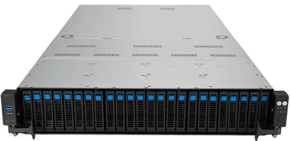 Серверная платформа ASUS  RS720A-E12-RS24U/10G/2.6kW/24NVMe/OCP
