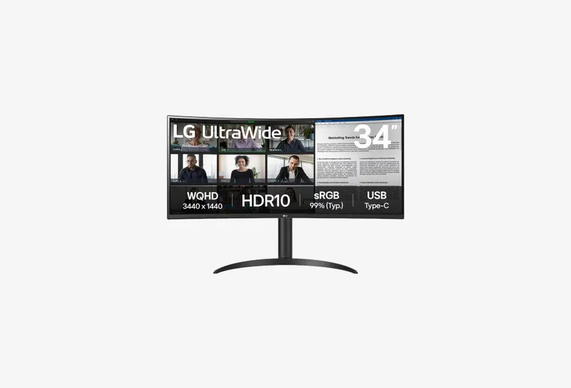 Монитор LG 34" 34WR55QK-B