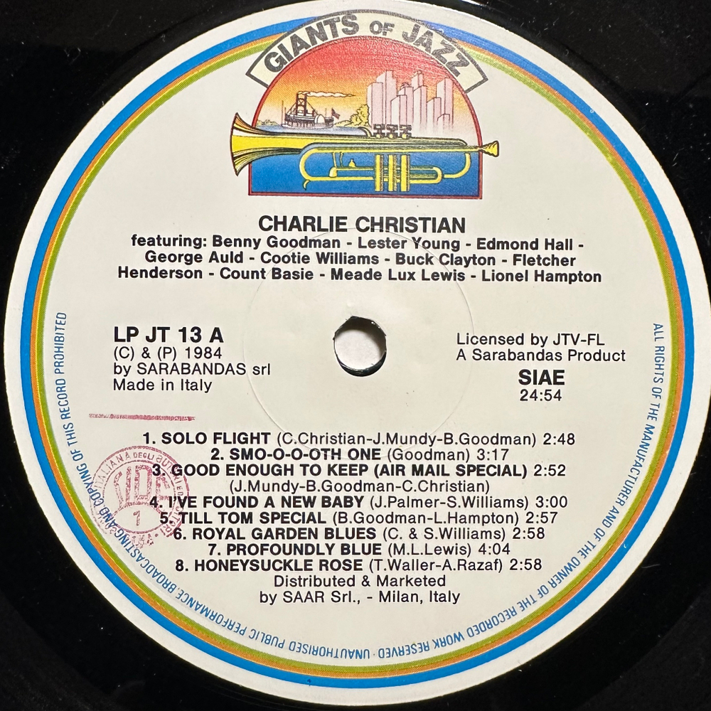 Charlie Christian - Charlie Christian (Италия 1984г.)
