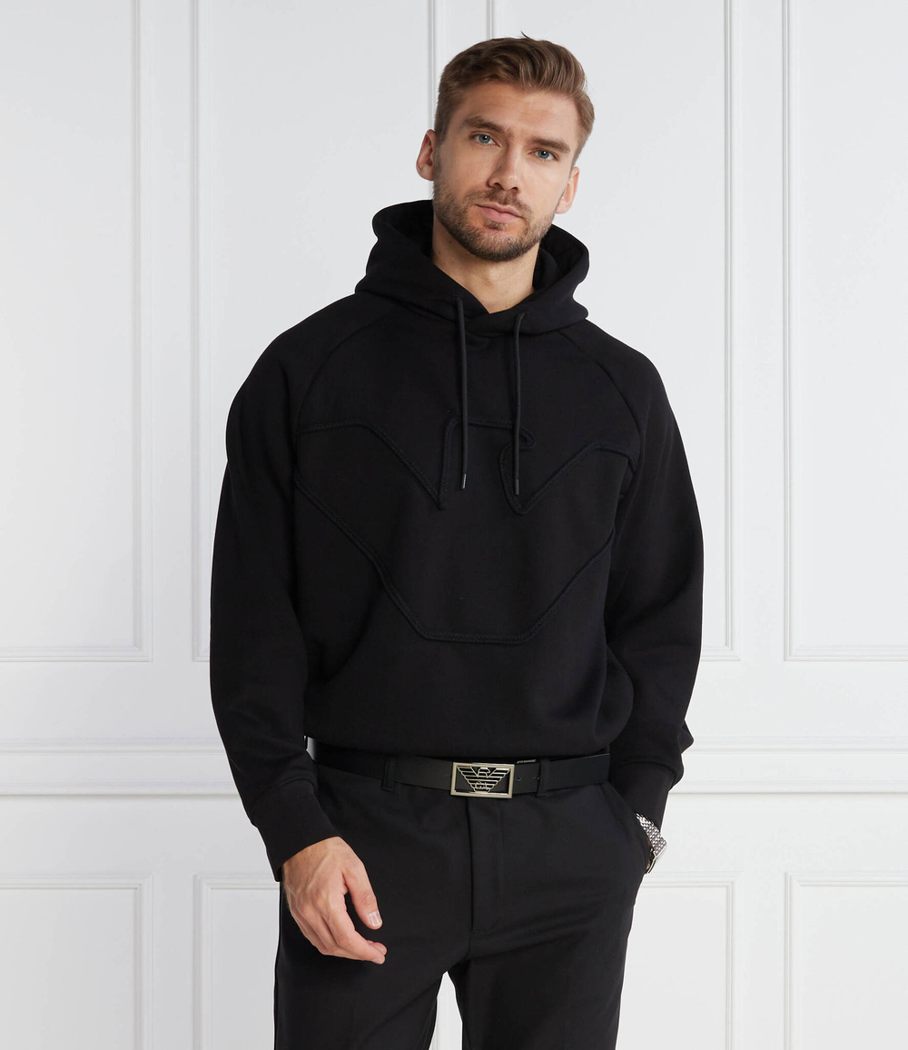Худи Emporio Armani - черный(6R1ME4 1JWPZ)