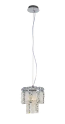Люстра подвесная NewRgy 2894R/1 CHROME+CLEAR, 40 Вт, хромированная и прозрачная