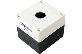 Корпус КП101 для кнопок 1место белый TDM SQ0705-0001