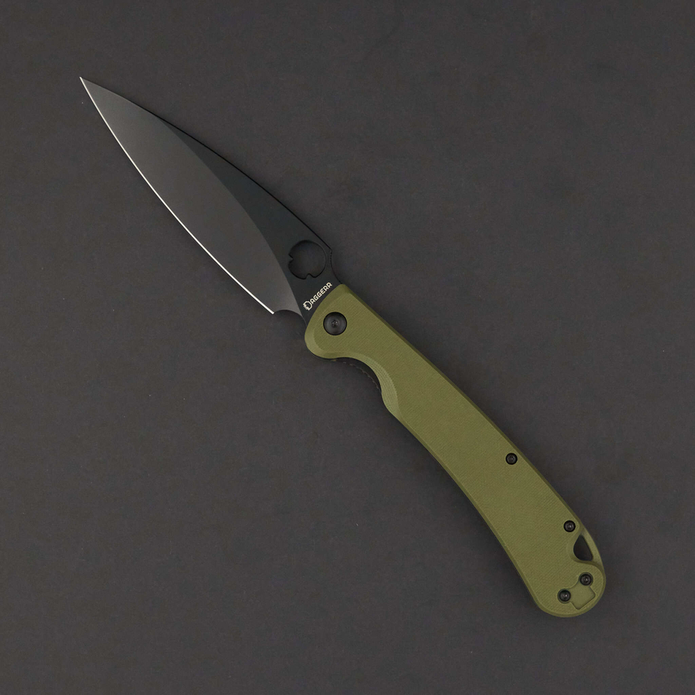 Нож складной Daggerr Sting XL olive BW DLC