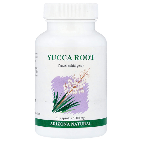 Arizona Natural, корень юкки, 90 капсул (500 мг в 1 капсуле)