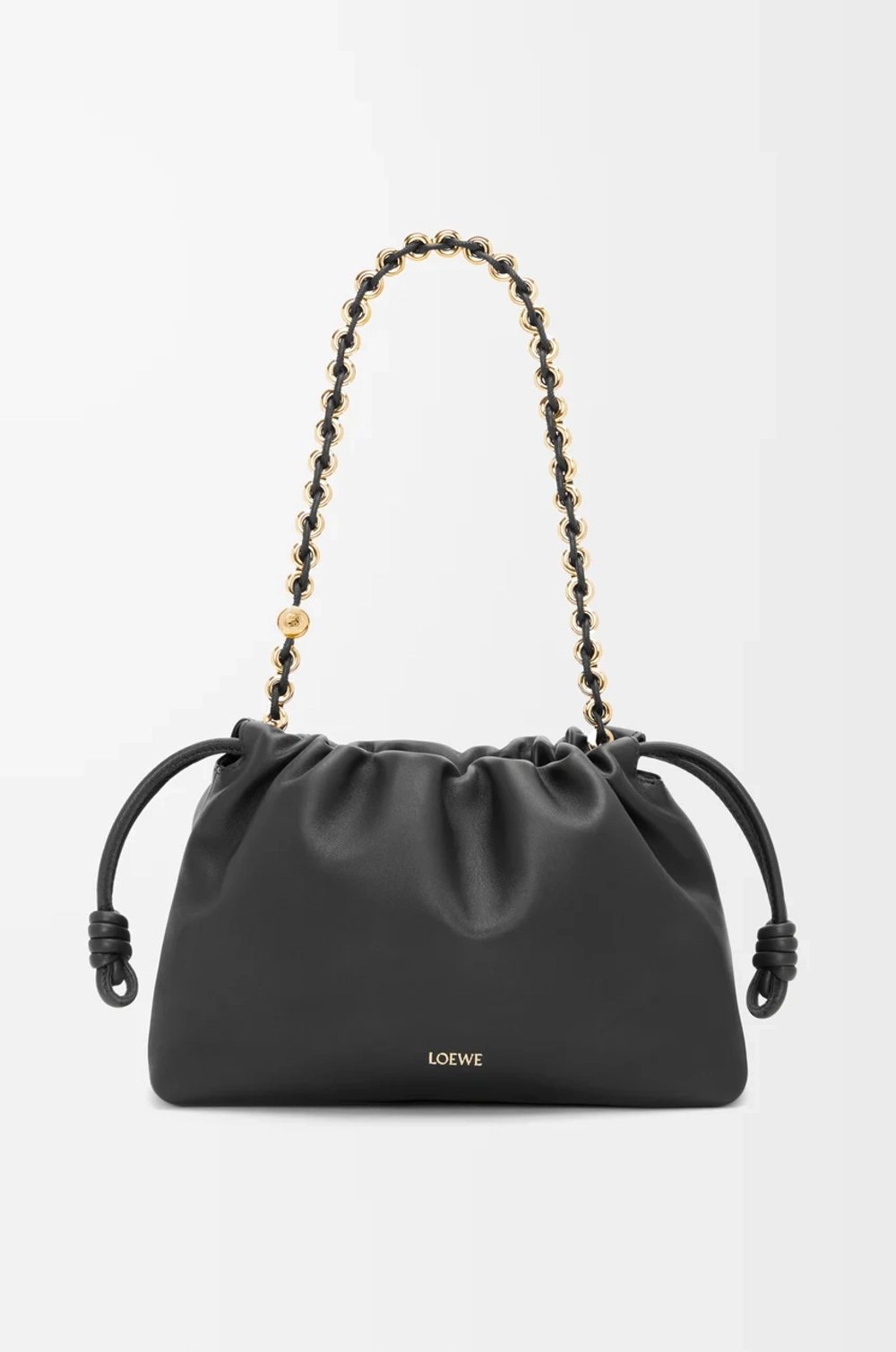 Loewe Сумка Flamenco среднего размера из мягкой кожи ягненка наппа, черный