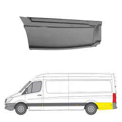 Полуарка зад левая Mercedes Sprinter W906 2006-2019 long (Polcar)