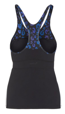 Женский топ теннисный EA7 Women Jersey Tank - black
