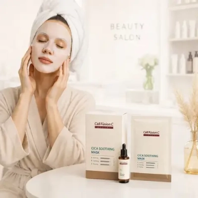 Cica Soothing Mask Cell Fusion | Маска восстанавливающая успокаивающая