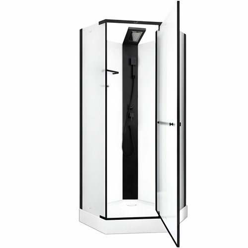 Душевая кабина Ceruttispa (ЧеруттиСпа) CHIKA901BF, с низким поддоном, 90x90x225