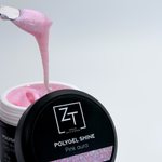 TZ Полигель с шиммером "Pink aura" 30 гр.