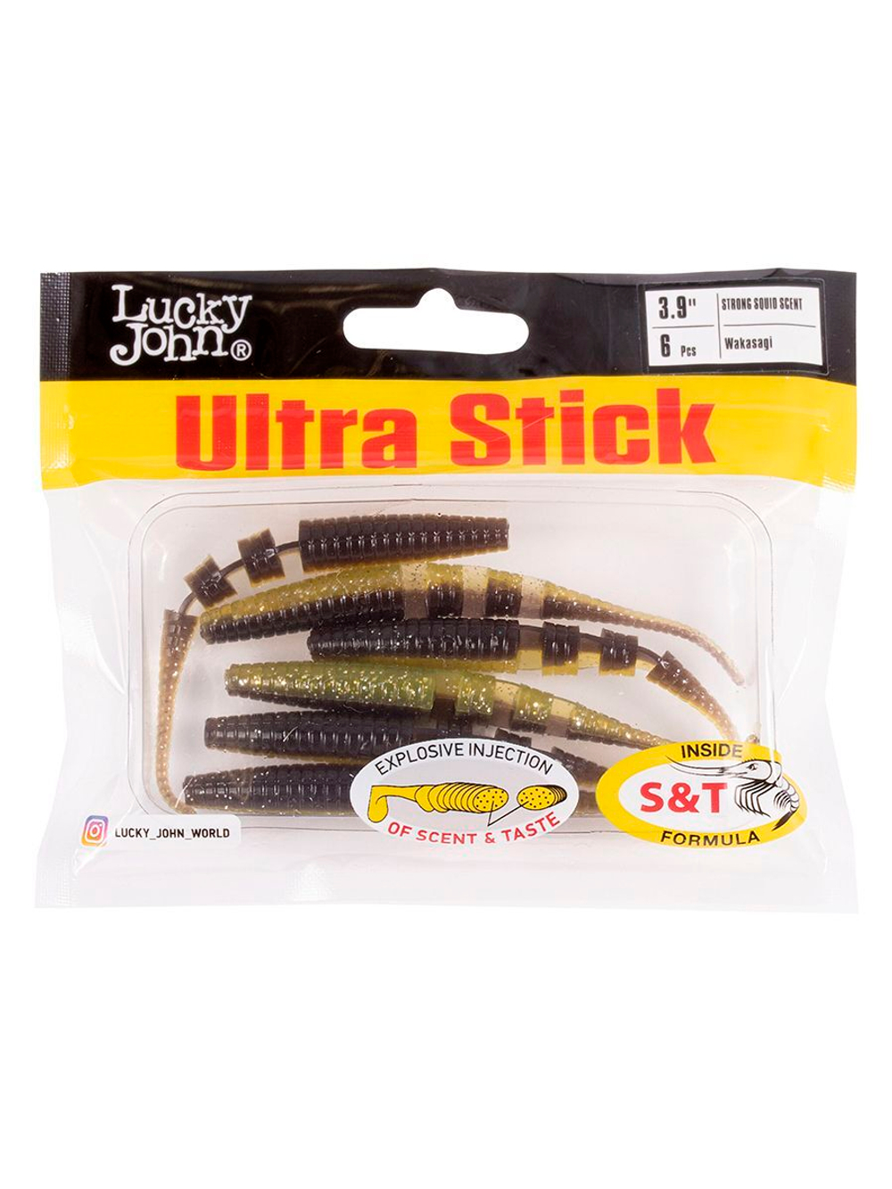 Слаги съедобные искусственные LJ Pro Series Java Stick 3,9in (10.00)/PA03 6 шт. в упак.