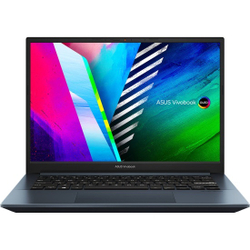 Ноутбук ASUS Vivobook Pro 14 OLED M3401QA-KM112, 14", AMD Ryzen 5 5600H 3.3ГГц, 8ГБ, 256ГБ SSD, AMD Radeon , noOS, 90NB0VZ2-M002U0, синий