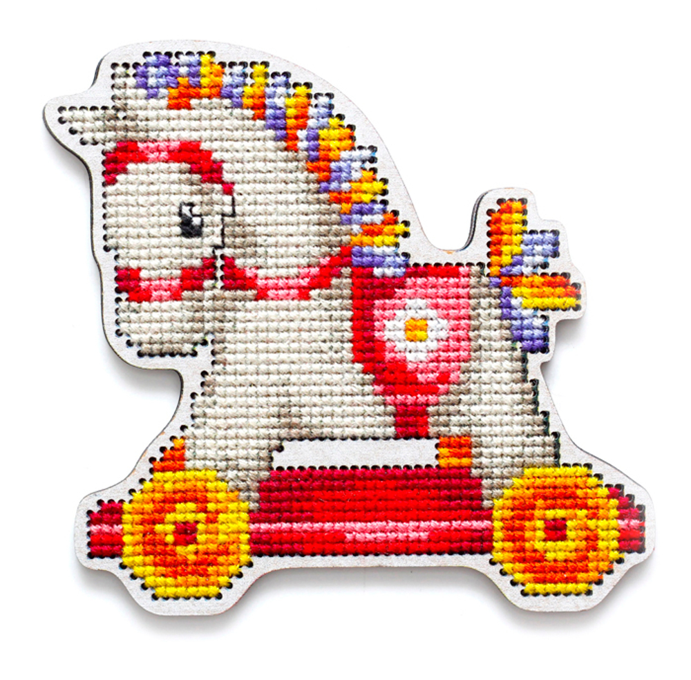 Коллекция:	Вышивка по перфорированной форме¶Название по-английски:	Wooden cross-stitch kit¶Название