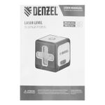 Лазерный уровень DQB, 30 м, зеленый луч, батарейки, сумка// Denzel