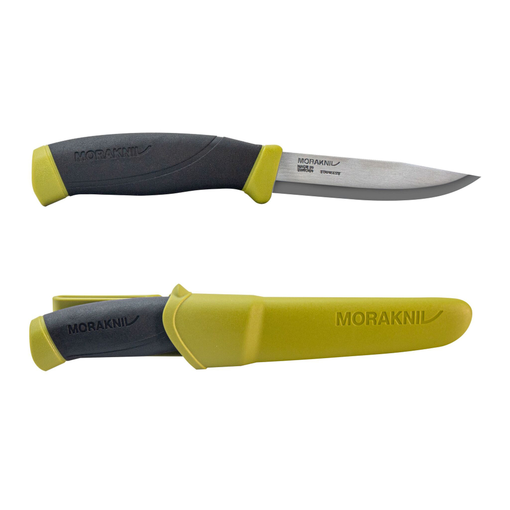Нож туристический Morakniv Companion Black, нержавеющая сталь, 12141