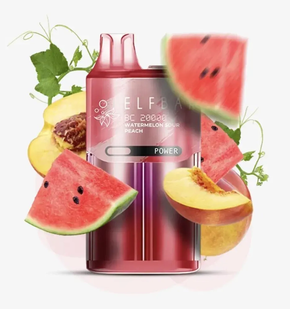 ELF BAR BC20000 - Watermelon Sour Peach (5% nic)