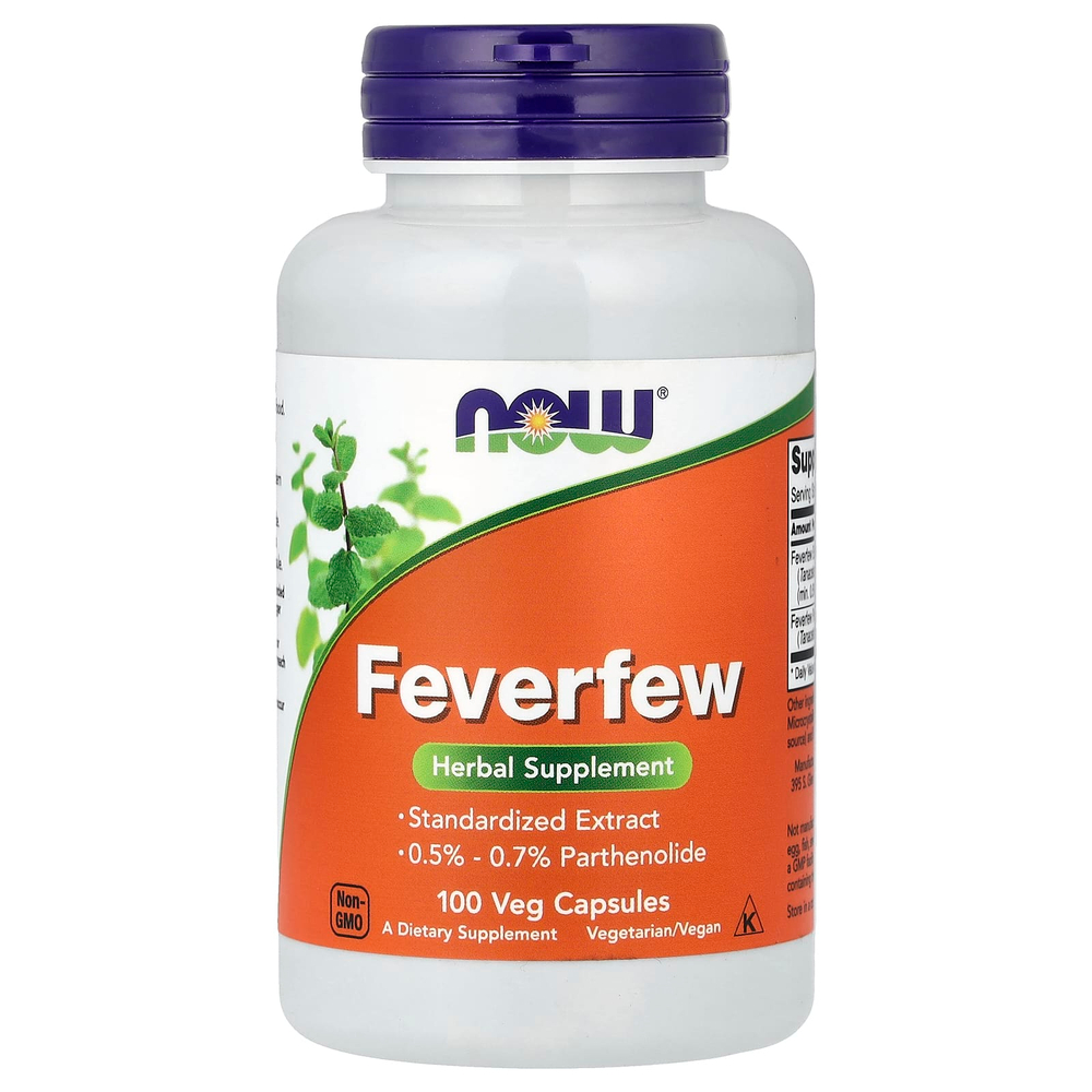 NOW Foods, Златоцвет девичий, 100 вегетарианских капсул