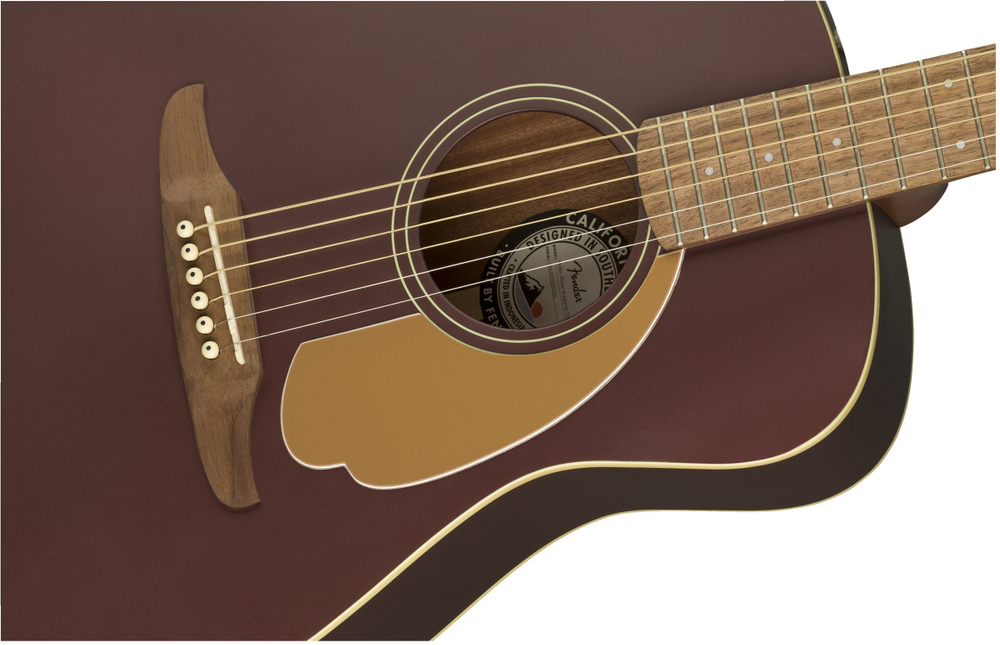 Электроакустическая гитара FENDER Malibu Player Burgundy Satin WN электроакустическая гитара