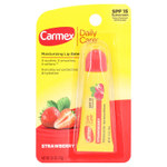 Carmex, Daily Care™, увлажняющий бальзам для губ, SPF 15, клубника, 10 г (0,35 унции)