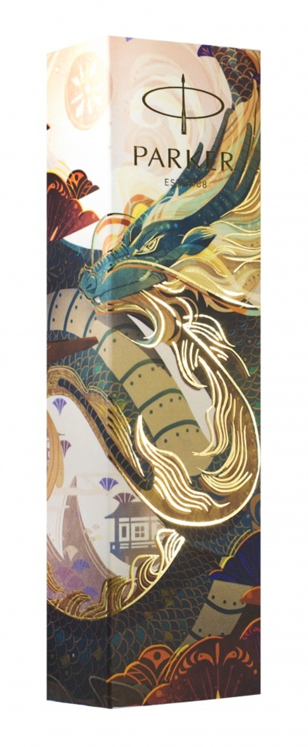Шариковая ручка Parker IM Monochrome Brown Dragon Special Edition, стержень:M, цвет чернил: blue, в подарочной упаковке.