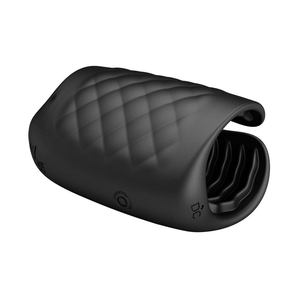 Черный мастурбатор с вибростимуляцией головки Black Glans Trainer (Цвет: черный)