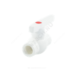 Кран шаровой PP-R белый Дн 40 внутренняя пайка OPTIMA VALFEX VALF 10145040