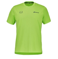 Мужская теннисная футболка Babolat Crew Neck Lebron - green flash