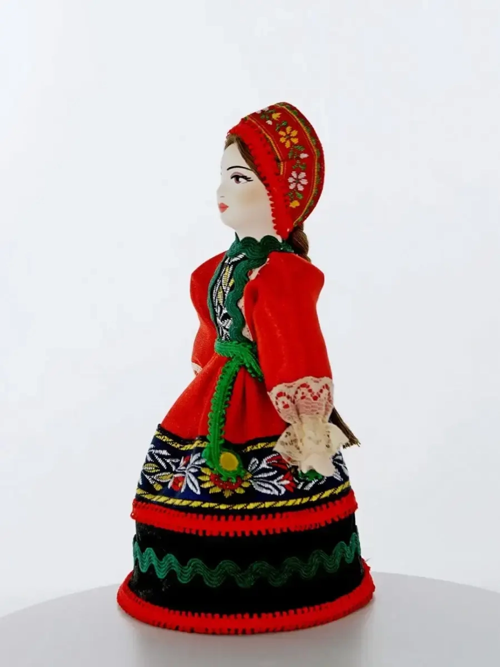 Кукла коллекционная Девочка в праздничном русском костюме